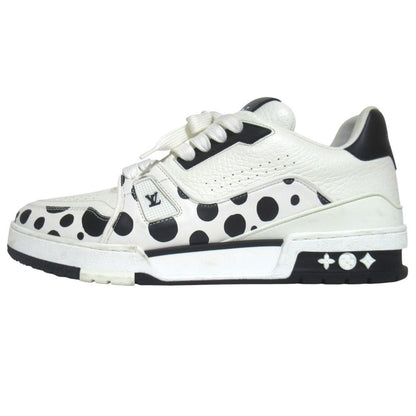 Louis Vuitton Yayoi Kusama Collaboration LV Trainers Leather Sneakers 7.5 — view 2
