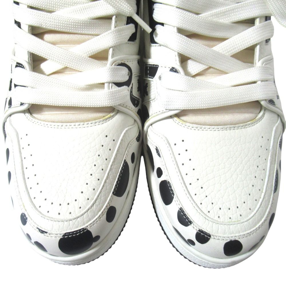 Louis Vuitton Yayoi Kusama Collaboration LV Trainers Leather Sneakers 7.5 — view 5