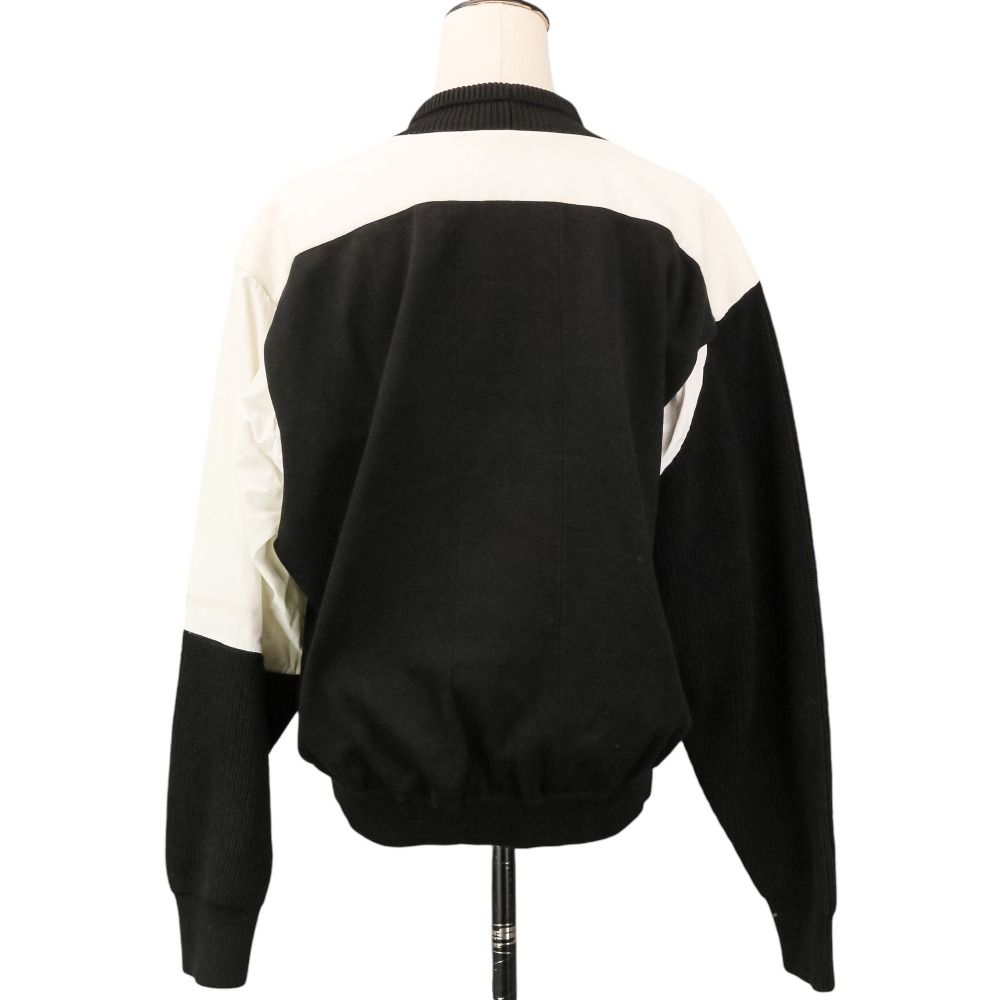 Louis Vuitton Mixed Knit Lightweight Summer Pullover Sweater S Black White — view 4