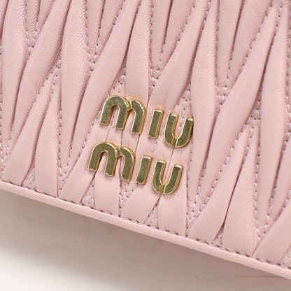 Miu Miu Chain Matelasse Shoulder Bag Lambskin — view 4