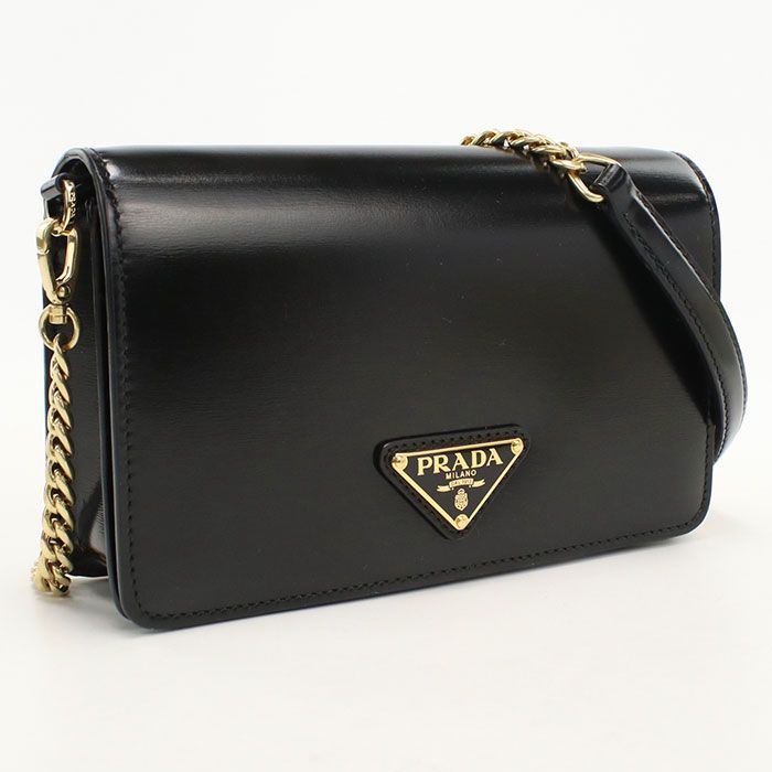 Prada Chain Shoulder Bag Calfskin