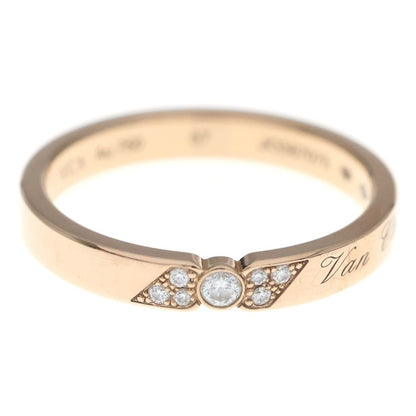Van Cleef & Arpels Toujour Signature Etoile Diamond Marriage Ring 18K Pink Gold — view 4