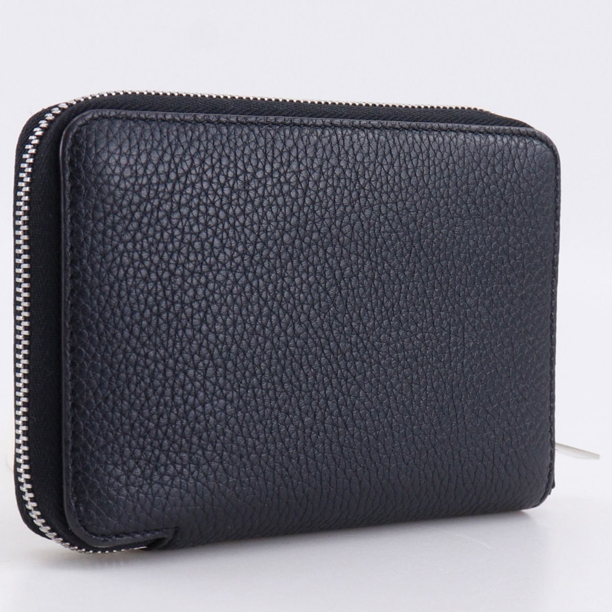 Celine Midi Amzip Around Calf Leather Black Bifold Wallet — view 3