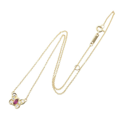 Van Cleef & Arpels Necklace Papillon Ruby Diamond 31.5 39 18K — view 2