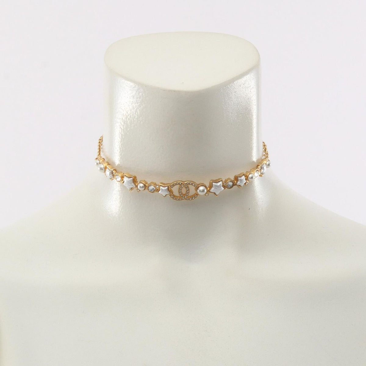Chanel Choker CC Logo Star Necklace — view 5