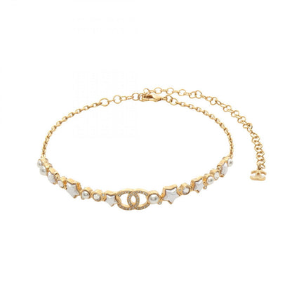 Chanel Choker CC Logo Star Necklace
