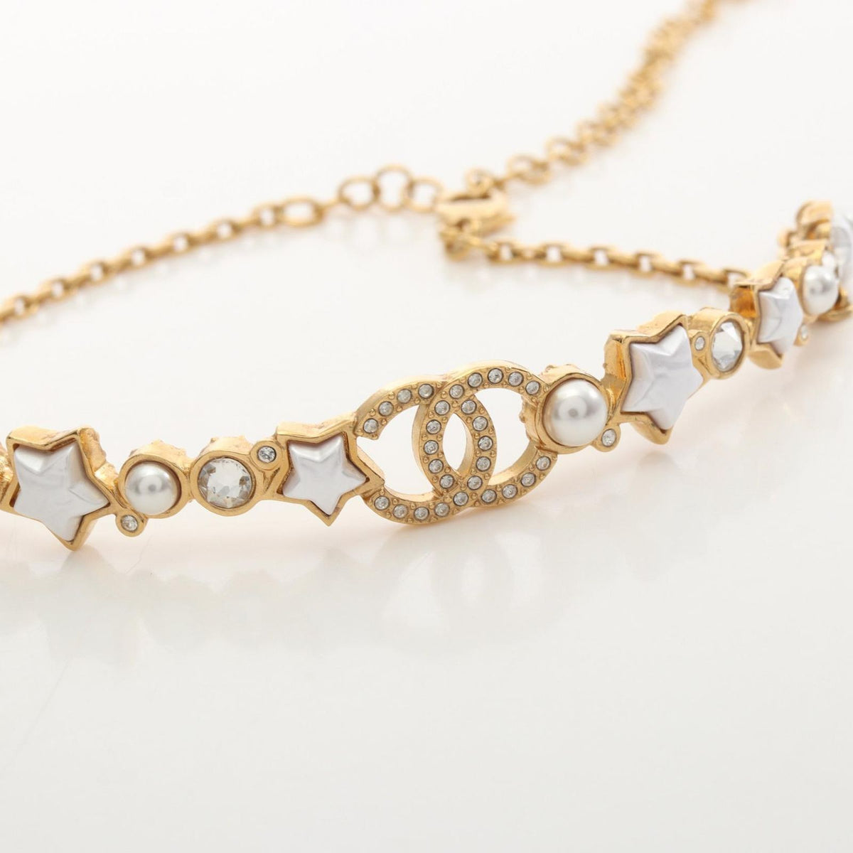 Chanel Choker CC Logo Star Necklace — view 3