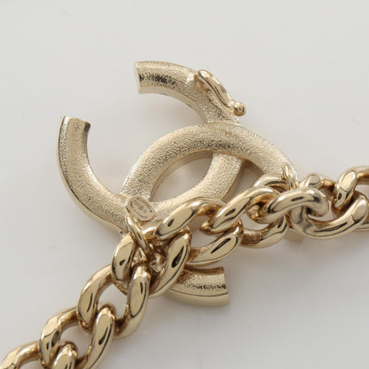 Chanel Necklace CC Logo Double Heart — view 5