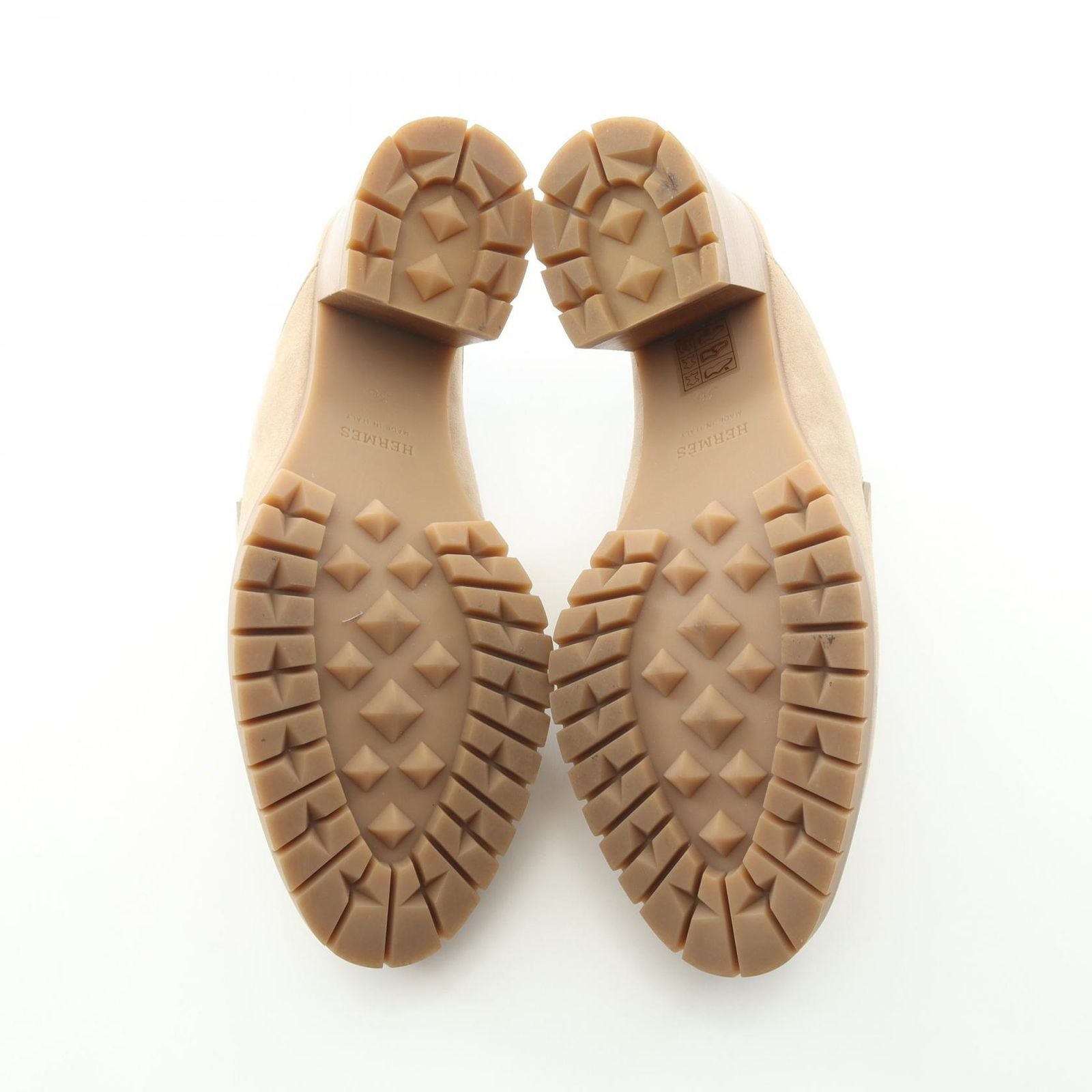 Hermes Mules Flor Suede — view 4
