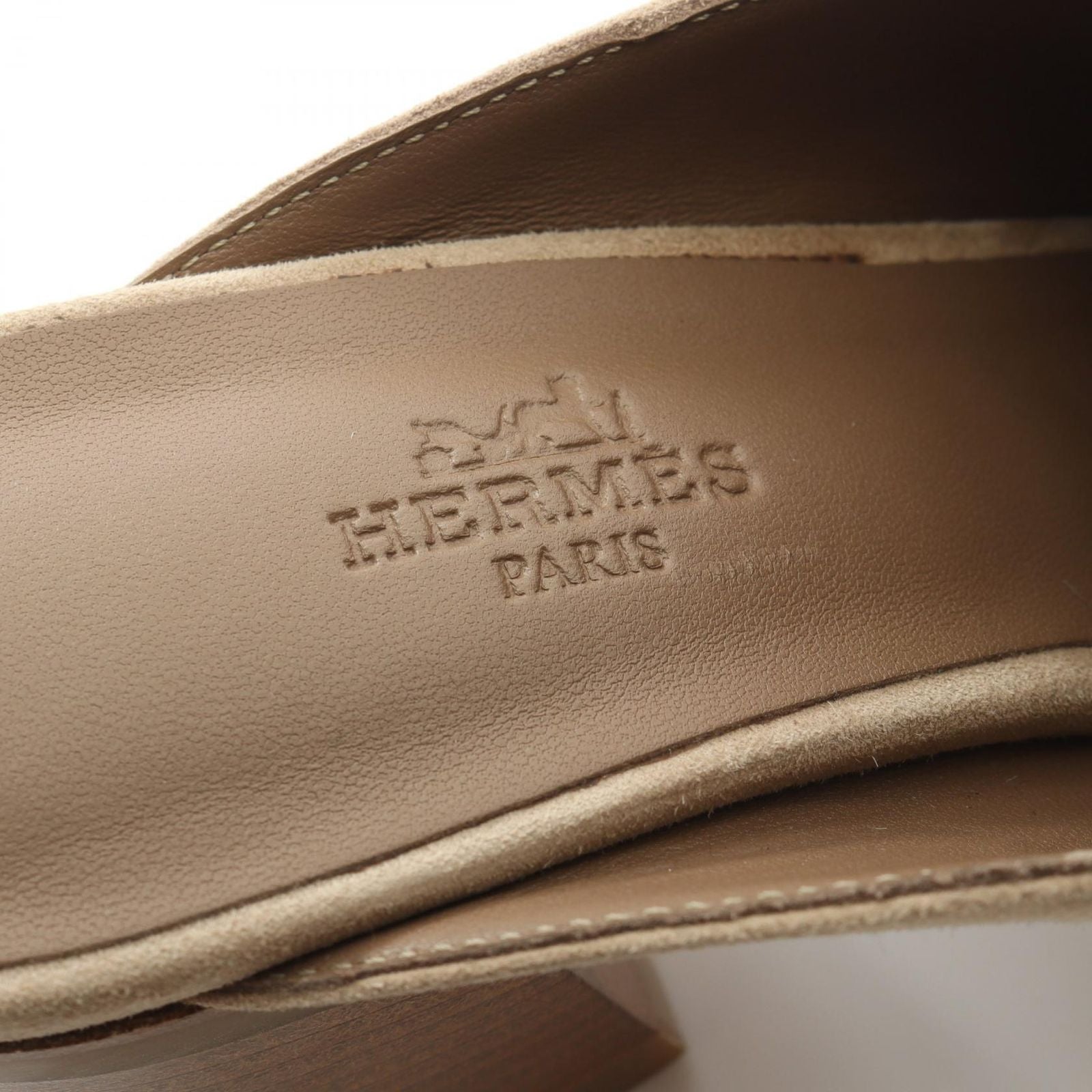 Hermes Mules Flor Suede — view 5