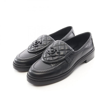 Chanel Loafers Quilted Turnlock Leather