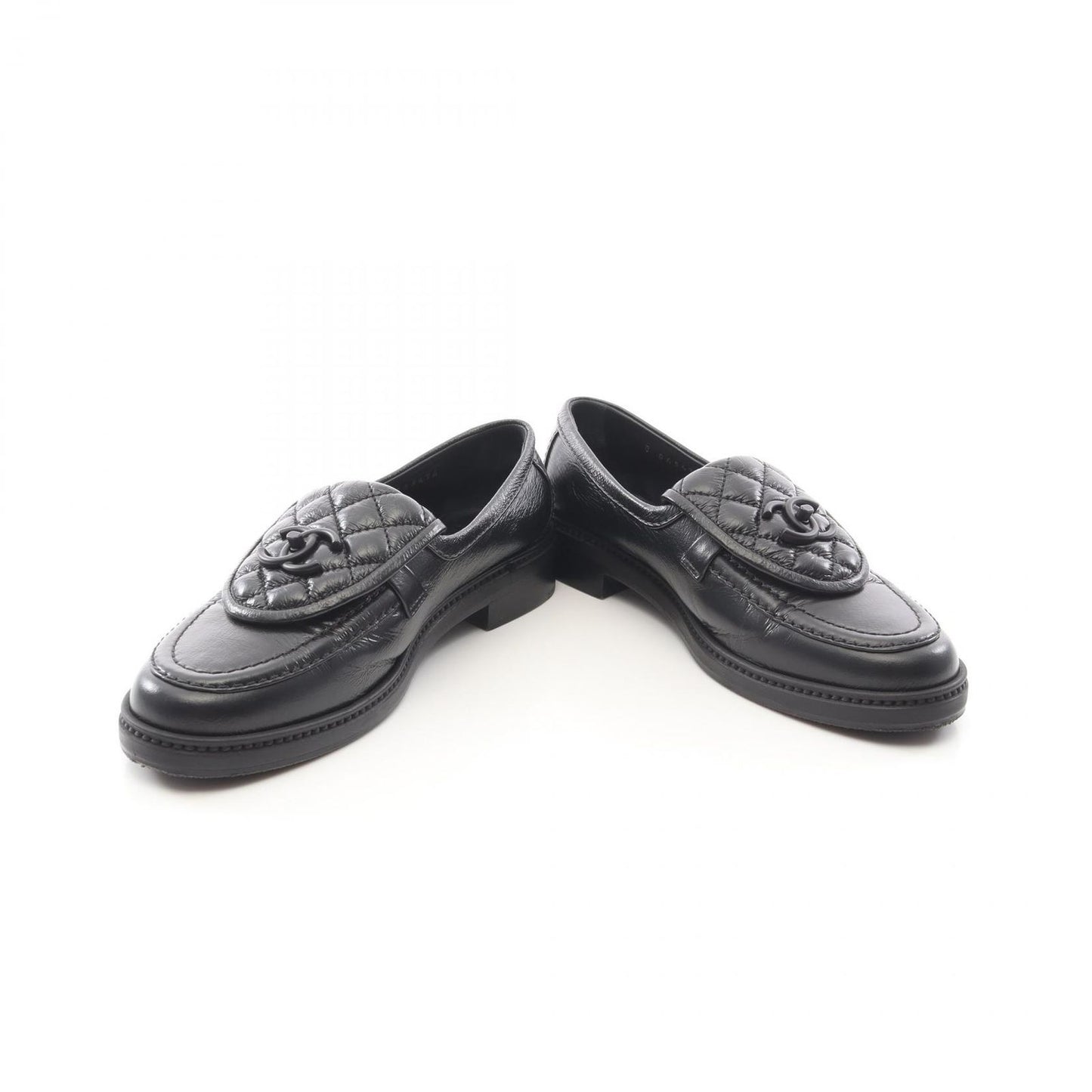 Chanel Loafers Quilted Turnlock Leather — view 3