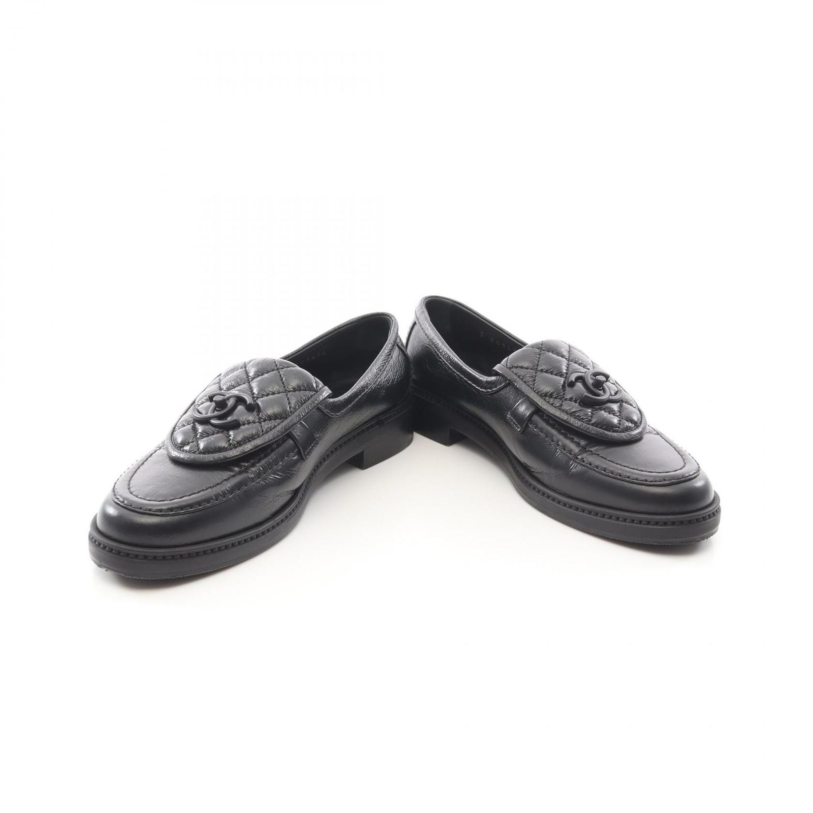 Chanel Loafers Quilted Turnlock Leather — view 3