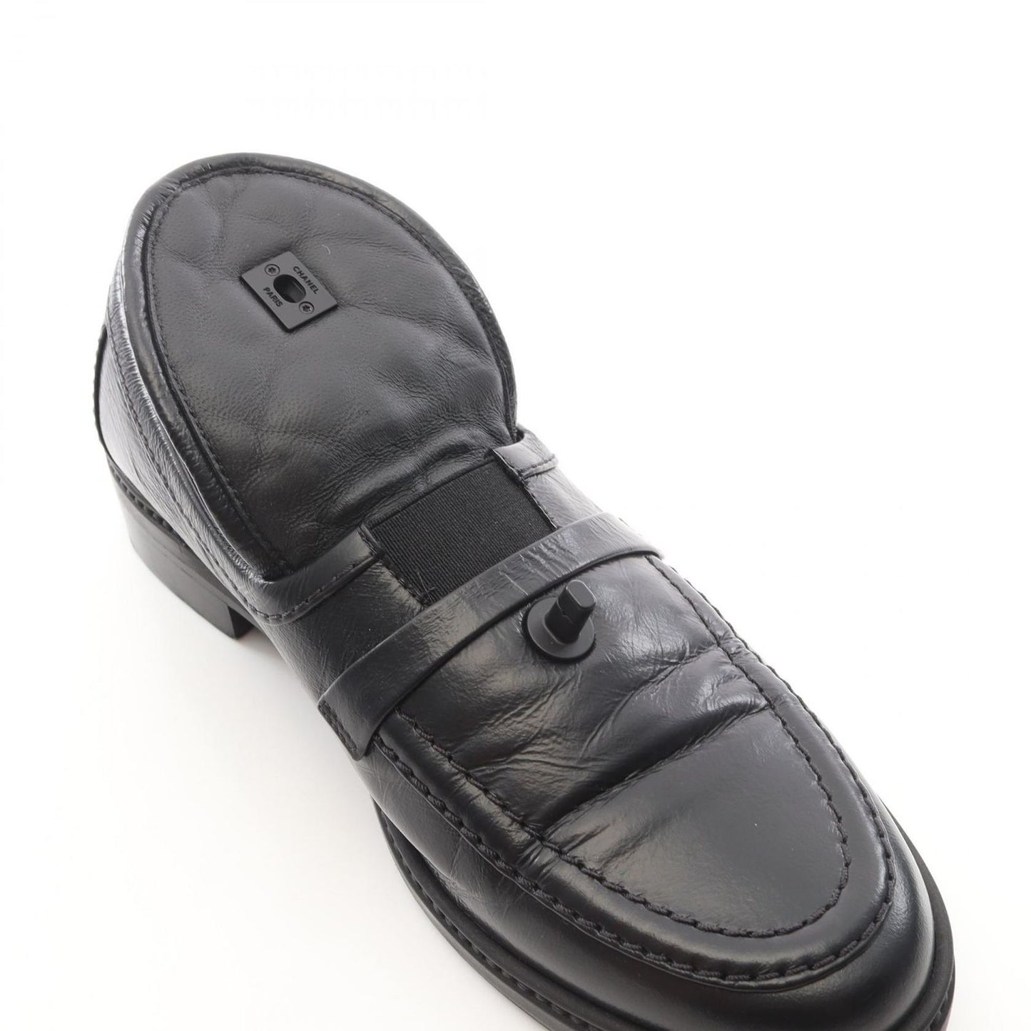 Chanel Loafers Quilted Turnlock Leather — view 7