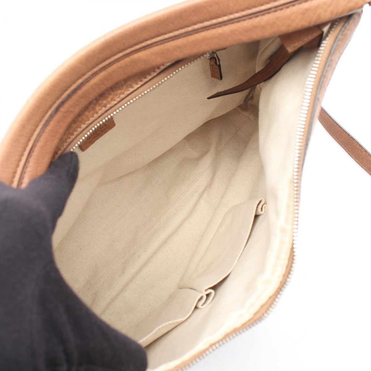Gucci Shoulder Bag Miss GG 2-Way Brown Leather — view 3