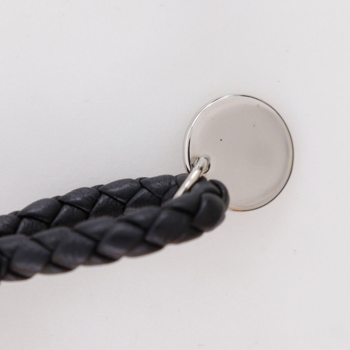 Bottega Veneta Intrecciato Leather Black Bracelet — view 7