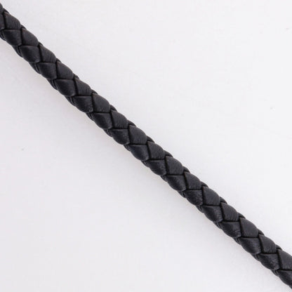 Bottega Veneta Intrecciato Leather Black Bracelet — view 4