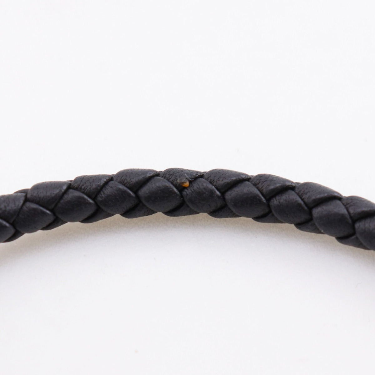 Bottega Veneta Intrecciato Leather Black Bracelet — view 8