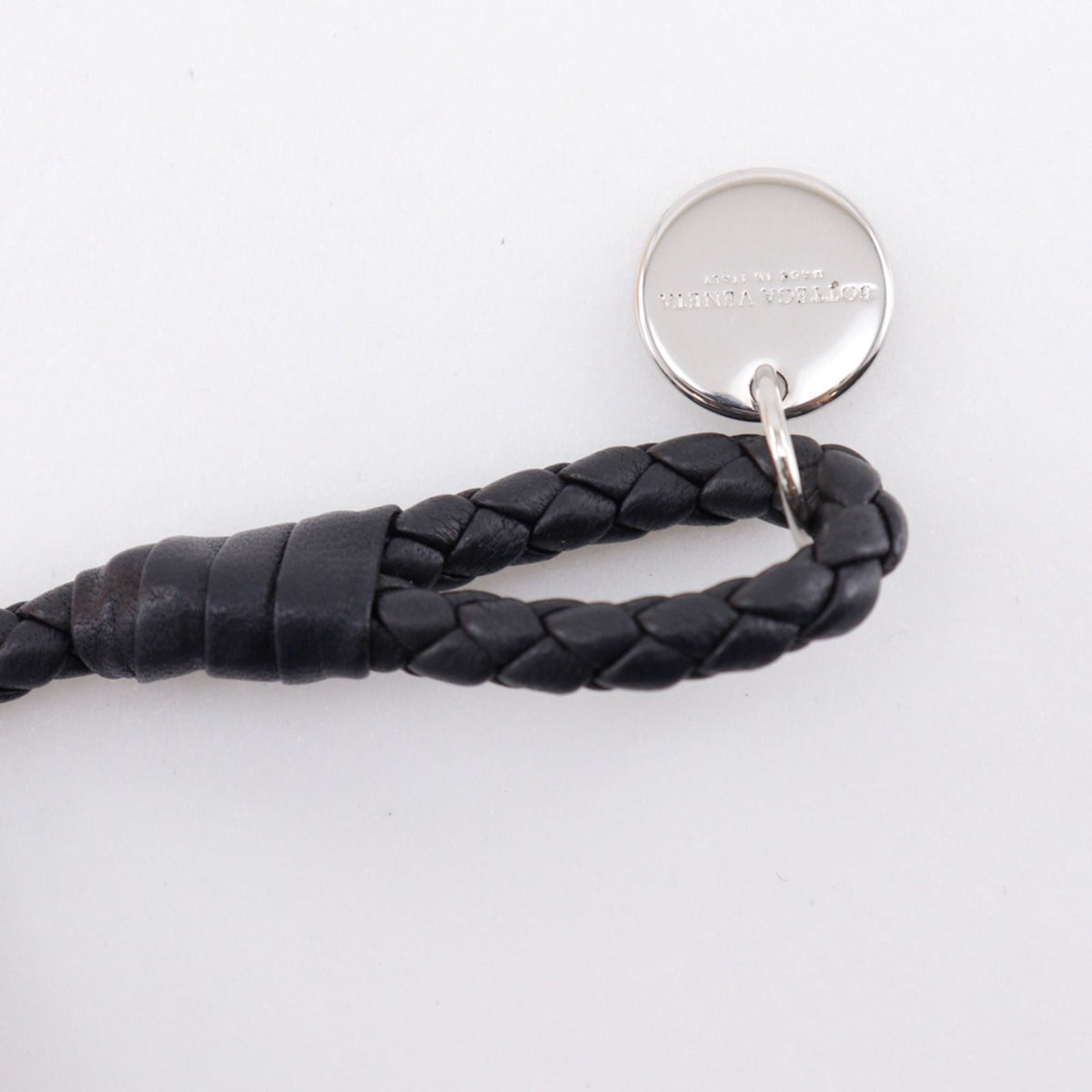 Bottega Veneta Intrecciato Leather Black Bracelet — view 5