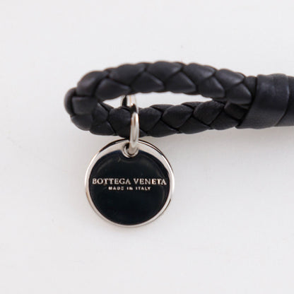 Bottega Veneta Intrecciato Leather Black Bracelet — view 6