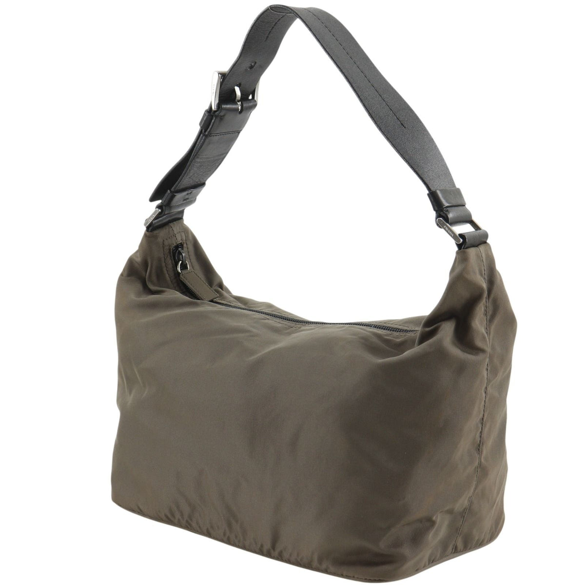 Prada Nylon Brown Shoulder Bag — view 2