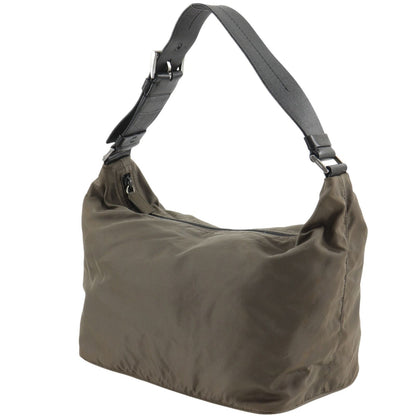 Prada Nylon Brown Shoulder Bag — view 2