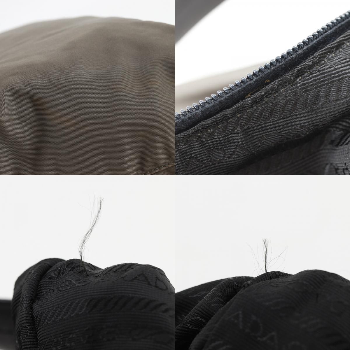 Prada Nylon Brown Shoulder Bag — view 8