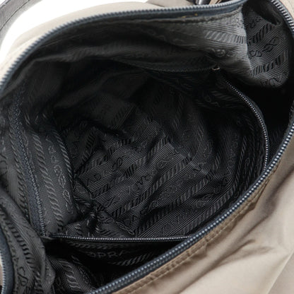 Prada Nylon Brown Shoulder Bag — view 7