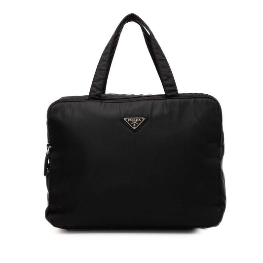 Prada Handbag Cosmetic Bag Black Nylon