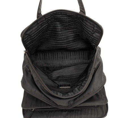 Prada Handbag Cosmetic Bag Black Nylon — view 4