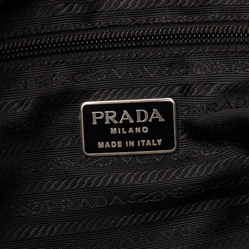 Prada Handbag Cosmetic Bag Black Nylon — view 5