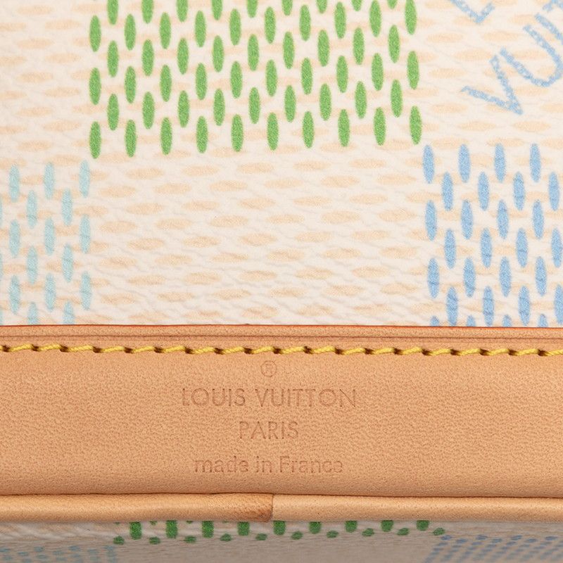 Louis Vuitton Damier Richesse Nano Noe Shoulder Bag 2-Way Pistachio Green — view 5