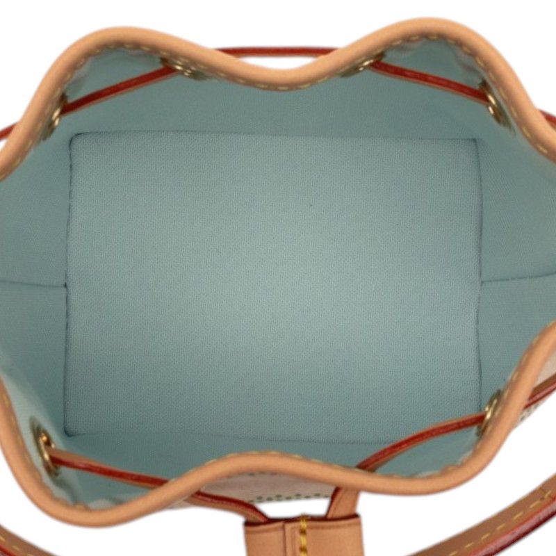 Louis Vuitton Damier Richesse Nano Noe Shoulder Bag 2-Way Pistachio Green — view 4