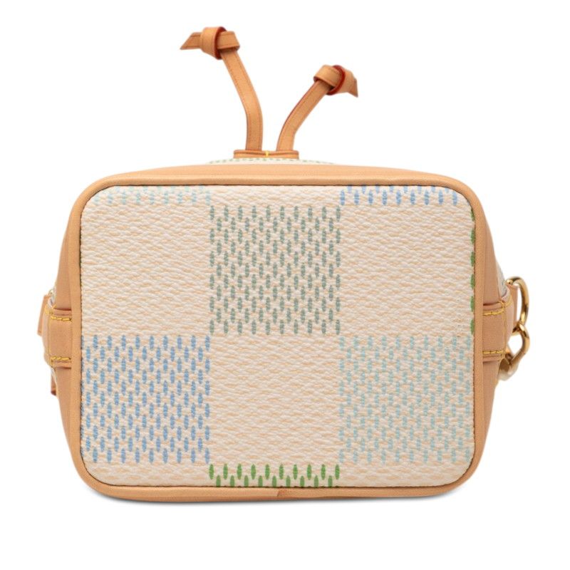 Louis Vuitton Damier Richesse Nano Noe Shoulder Bag 2-Way Pistachio Green — view 3