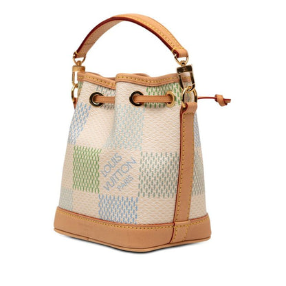Louis Vuitton Damier Richesse Nano Noe Shoulder Bag 2-Way Pistachio Green — view 2