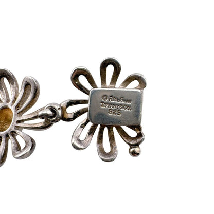 Tiffany & Co Daisy Flower Necklace 925 Sterling Silver Vintage Choker — view 8
