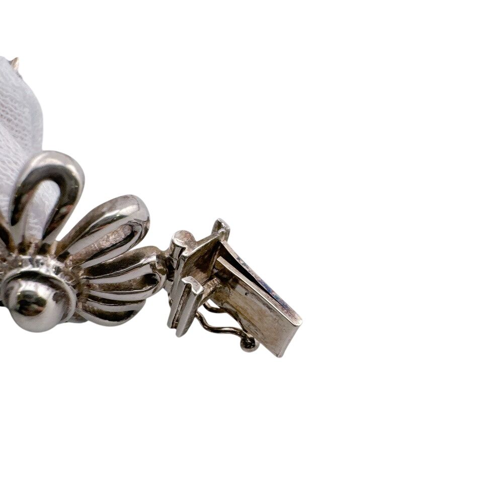Tiffany & Co Daisy Flower Necklace 925 Sterling Silver Vintage Choker — view 6