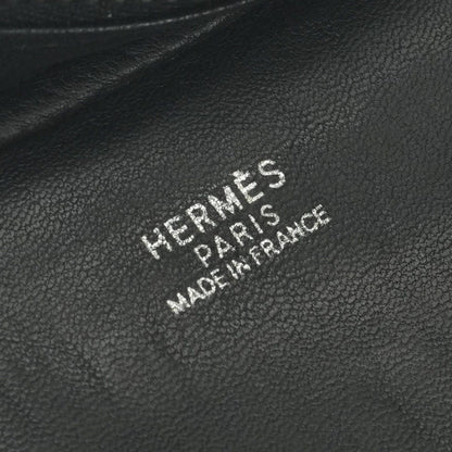 Hermes Kakawet Tote Shoulder Bag Togo Noir Black Silver — view 7