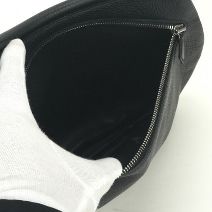 Hermes Kakawet Tote Shoulder Bag Togo Noir Black Silver — view 8