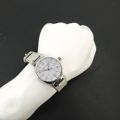 Louis Vuitton Tambour GM Monogram White Watch Quartz — view 3
