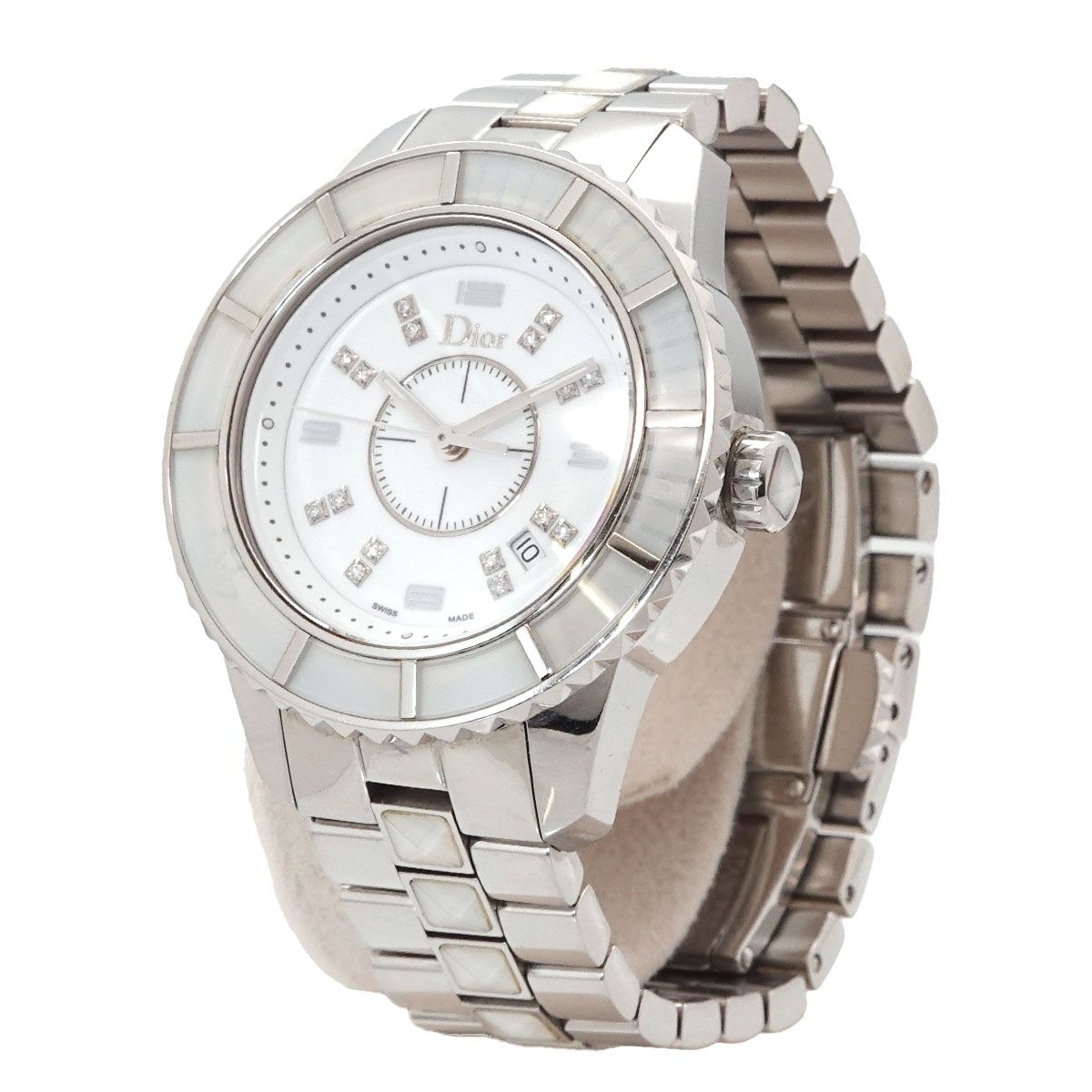 Dior Crystal Watch Diamond White Quartz — view 2