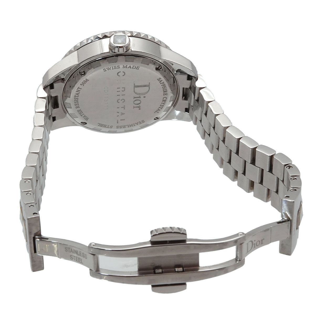 Dior Crystal Watch Diamond White Quartz — view 4