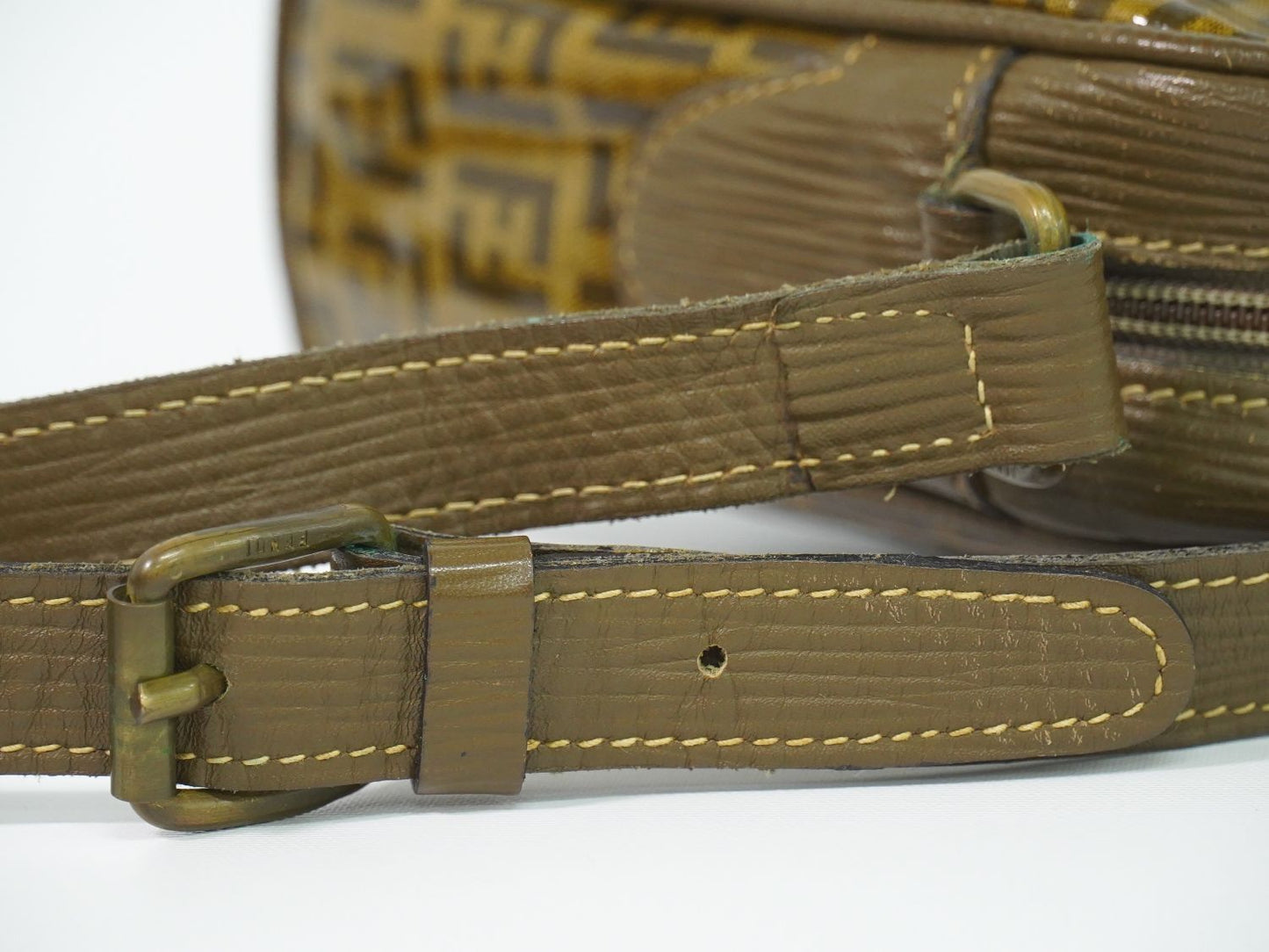 Fendi Shoulder Bag Pochette Brown Zucchino — view 5