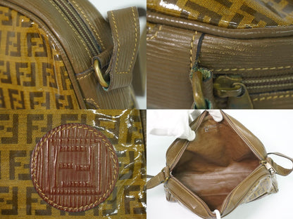 Fendi Shoulder Bag Pochette Brown Zucchino — view 8