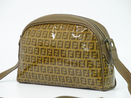 Fendi Shoulder Bag Pochette Brown Zucchino — view 2