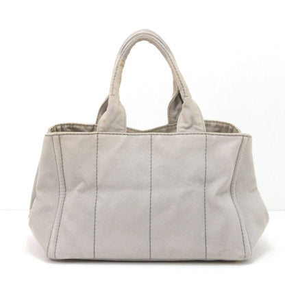 Prada Tote Bag Canapa Light Gray — view 3
