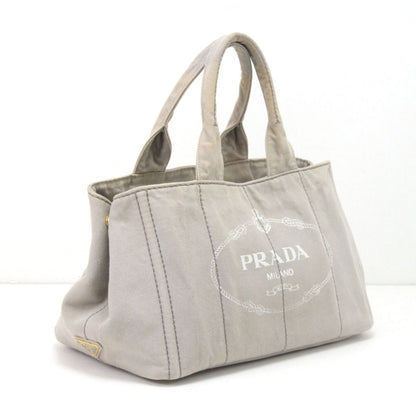 Prada Tote Bag Canapa Light Gray