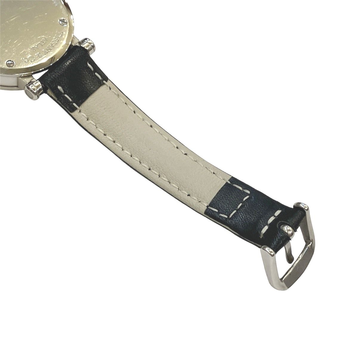Tiffany & Co Atlas Watch SS Leather Quartz White Dial — view 7