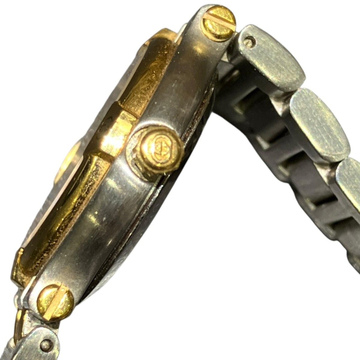 Gucci Watch SS Quartz Gold Dial — view 8