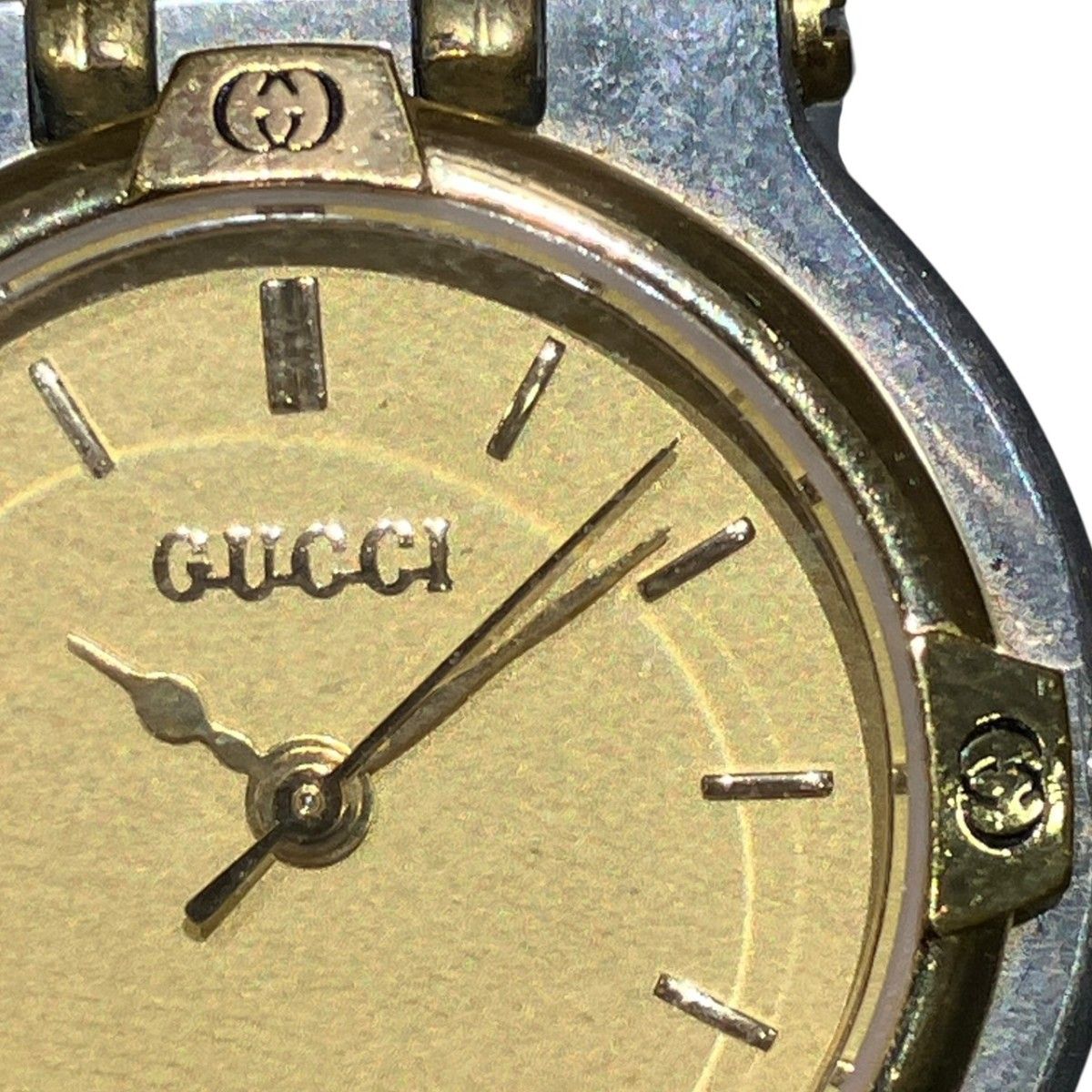 Gucci Watch SS Quartz Gold Dial — view 4